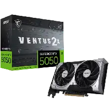MSI GEFORCE RTX 5050 VENTUS 2X OC 8GB GDDR7X GRAPHICS CARD 